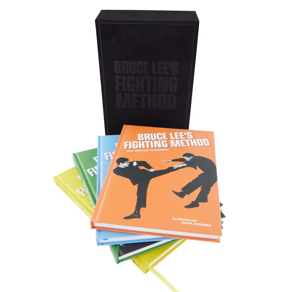 Bruce Lee’s Fighting Method limited edition boxed set of colorful hardback volumes