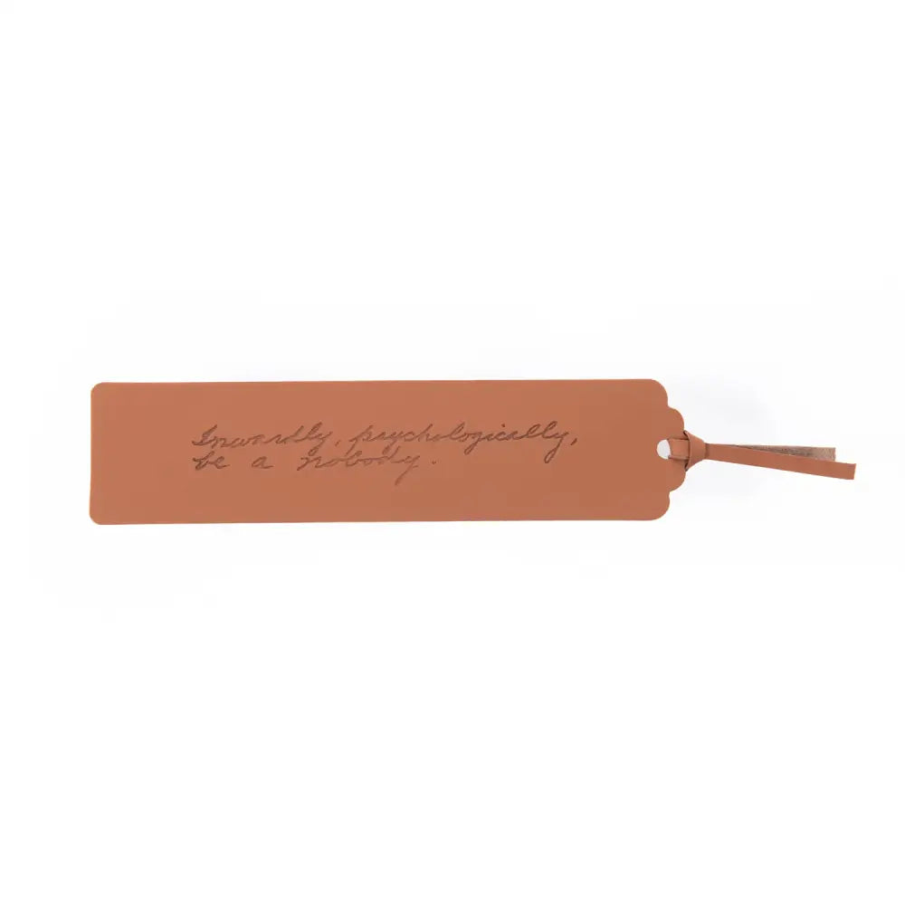 Leather bookmark with tassel in In My Own Process: Limited Edition featuring Bruce Lee