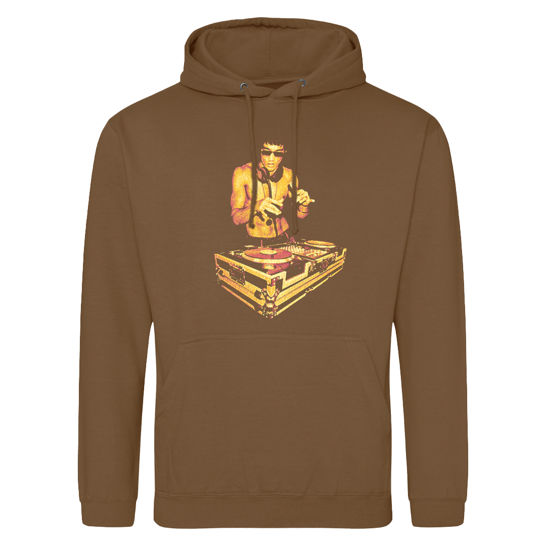 DJ Bruce Distressed Hoody - Brown