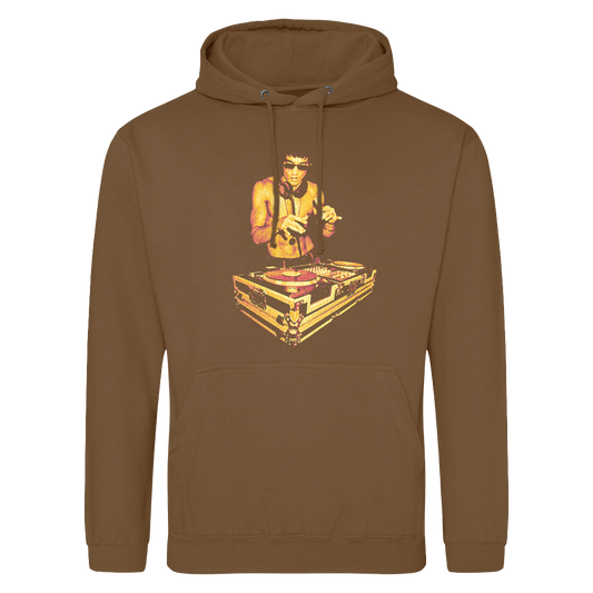 DJ Bruce Distressed Hoody - Brown