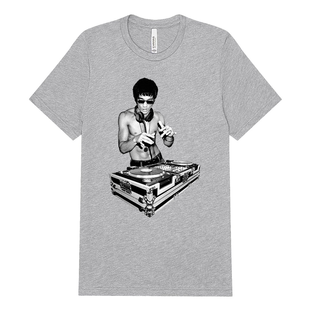 DJ Bruce T-Shirt - Heather Grey