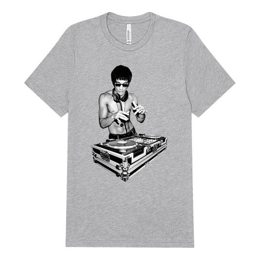 DJ Bruce T-Shirt - Heather Grey