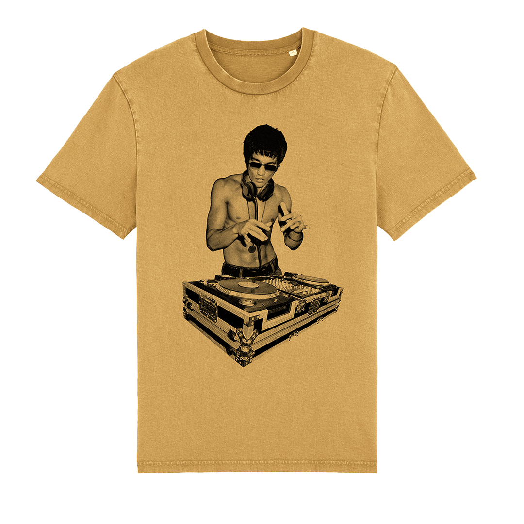 DJ Bruce T-Shirt - Vintage Ochre